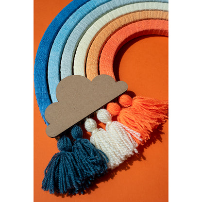 vintage colour diy rainbow in carboard for kids from koko cardboards