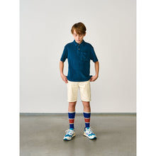 Load image into Gallery viewer, regular cut clim polo in blue from bellerose for kids