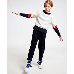 oliver striped trousers/pants from ao76 in a normal length for kids/children and teens/teenagers