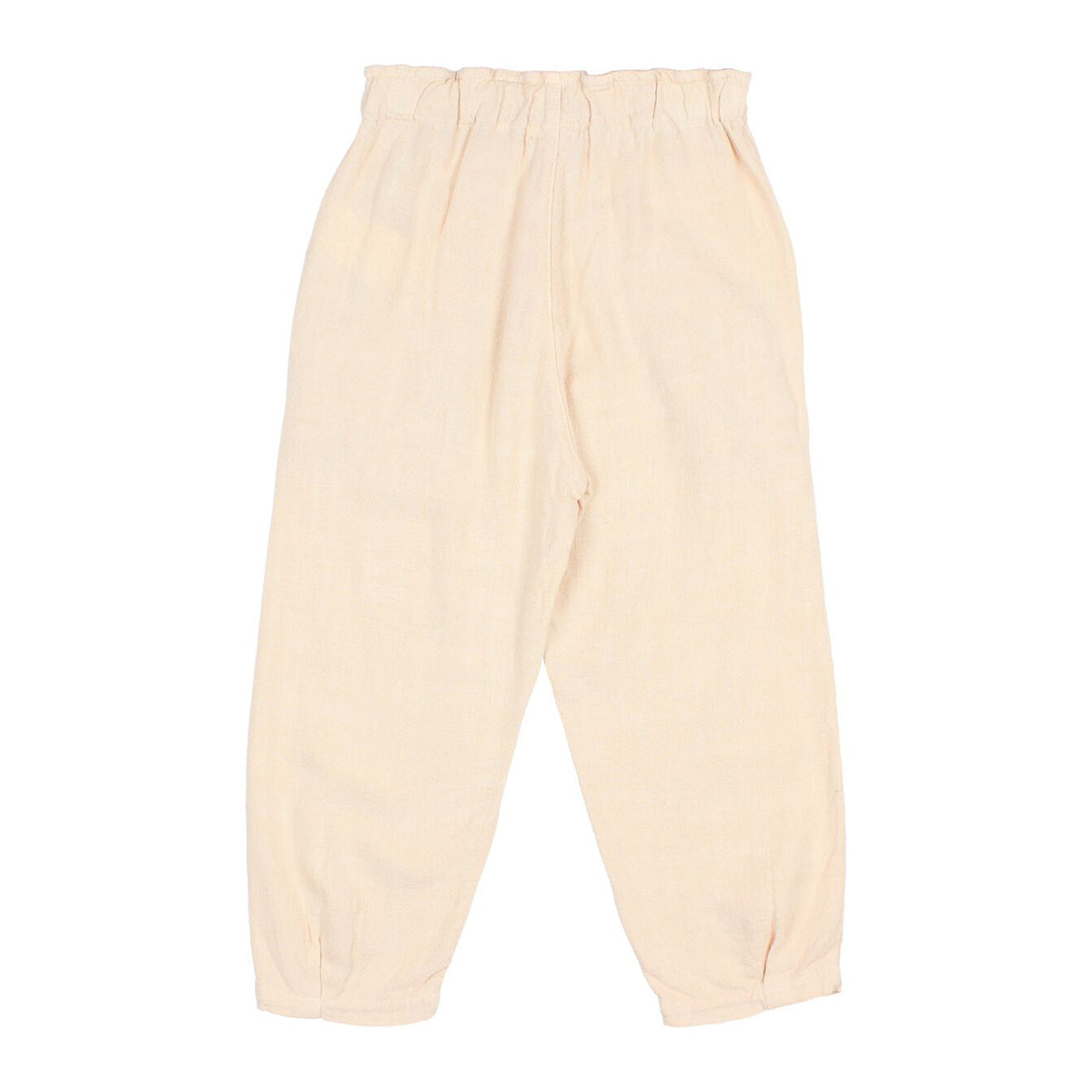 Búho Rayon Linen Trousers in vanilla