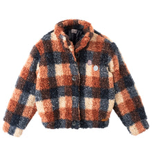Load image into Gallery viewer, Tocoto Vintage Checked Knitted Jacket
