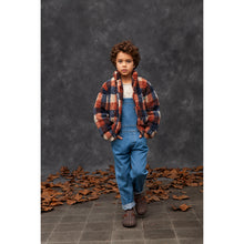Load image into Gallery viewer, Tocoto Vintage Checked Knitted Jacket for toddlers, kids/children, teens/teenagers