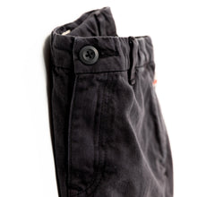 Load image into Gallery viewer, cotton bill relaxed shorts in the colour washed black with pockets from ao76 for kids and teens
