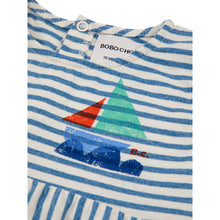 Load image into Gallery viewer, Bobo Choses Blue Stripes Overall for babies