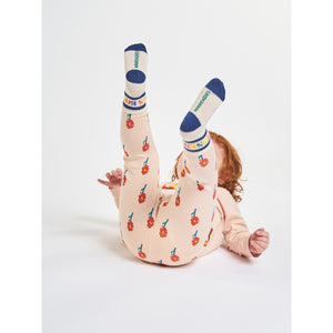 skinny fit regular leggings/trousers with flowers all over print from bobo choses for babies and toddlers