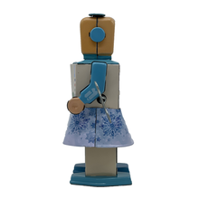 Load image into Gallery viewer, Mr &amp; Mrs Tin Snow Bot imaginative play