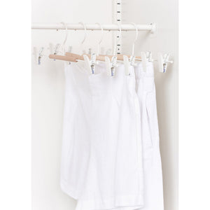 Mustard Made Adult Clip Hanger in White