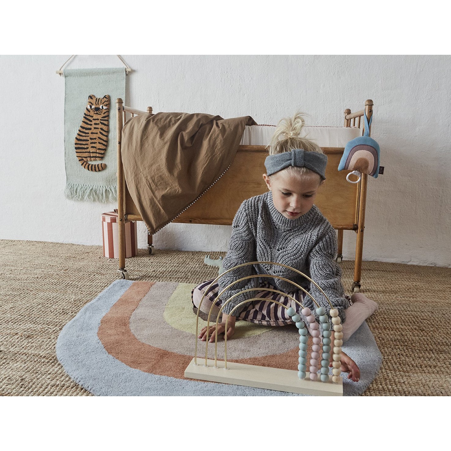 OYOY Rainbow Rug