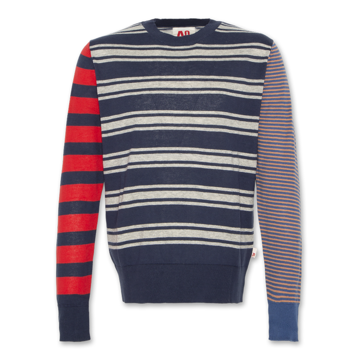 AO76 Striped C-Neck Jumper