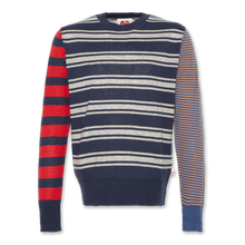 Load image into Gallery viewer, AO76 Striped C-Neck Jumper