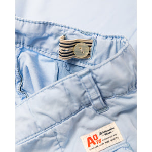 bill chino trousers in the colour sky blue for kids and teens from ao76