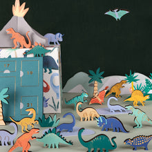 Load image into Gallery viewer, Meri Meri colourfull Dinosaur Advent Calendar