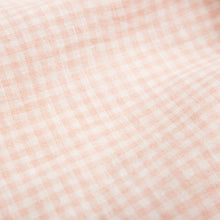 Load image into Gallery viewer, draughts dress Powder Pink Check Linen from nellie quats for kids/children