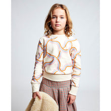 Load image into Gallery viewer, high quality recycled cotton lana play sweater with all over print from ao76 for kids/children and teens/teenagers
