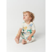 Load image into Gallery viewer, mulitcolor/multicolour fish all over t-shirt for babies and toddlers from bobo choses