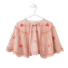 Load image into Gallery viewer, Stych Tulle Heart Embroidered Cape