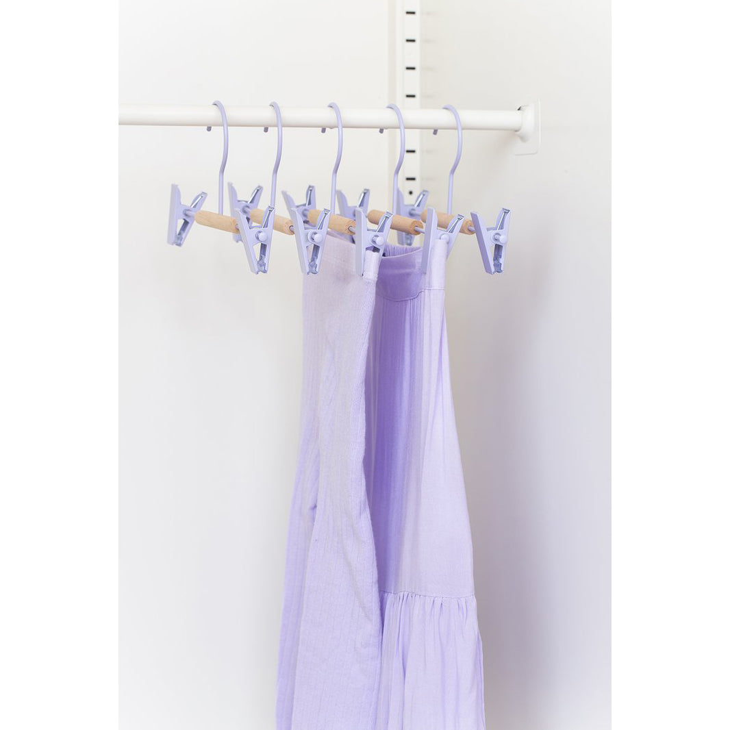 Mustard Made Kids Clip Hanger in Lilac