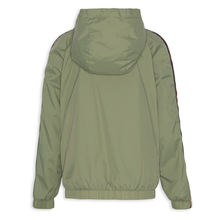 Load image into Gallery viewer, water repellent windbreaker jacket with a hood and full zipper from ao76 for kids and teens