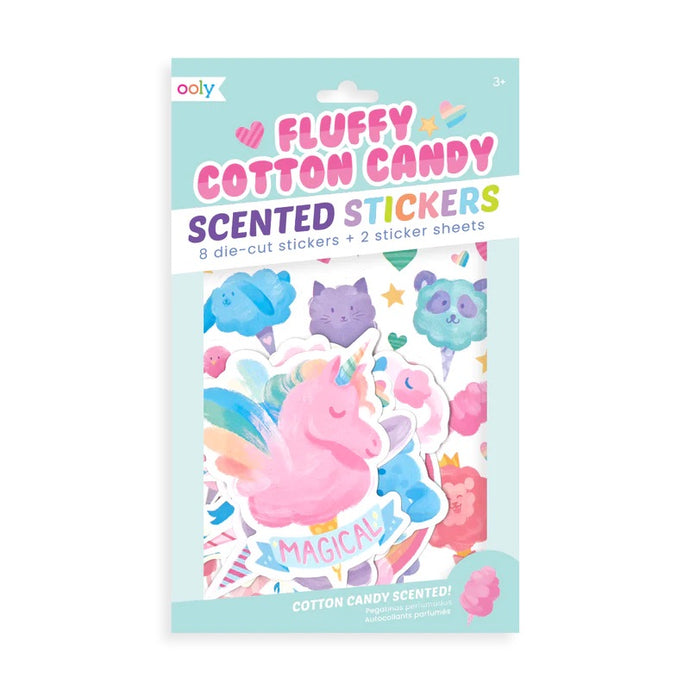 OOLY Scented Scratch Stickers - Cotton Candy
