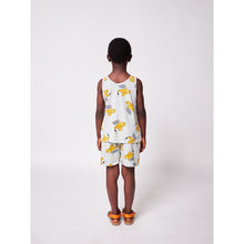 Load image into Gallery viewer, Bobo Choses Sniffy Dog All Over Bermuda Shorts in grey for kids