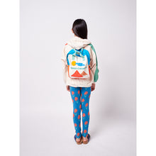 Load image into Gallery viewer, cotton backpack with landscape print from bobo choses for kids