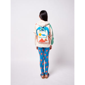 cotton backpack with landscape print from bobo choses for kids