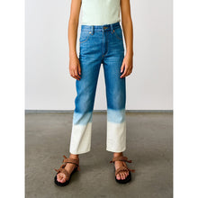 Load image into Gallery viewer, deep bleach pinata jeans with elasticated and adjustable waist from bellerose for teens