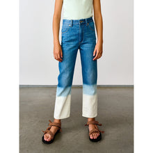 Load image into Gallery viewer, deep bleach pinata jeans with elasticated and adjustable waist from bellerose for kids
