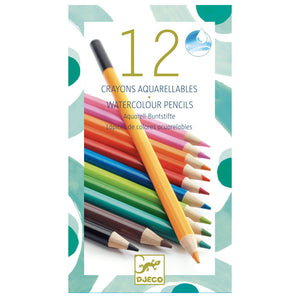 Djeco 12 Watercolour Pencils