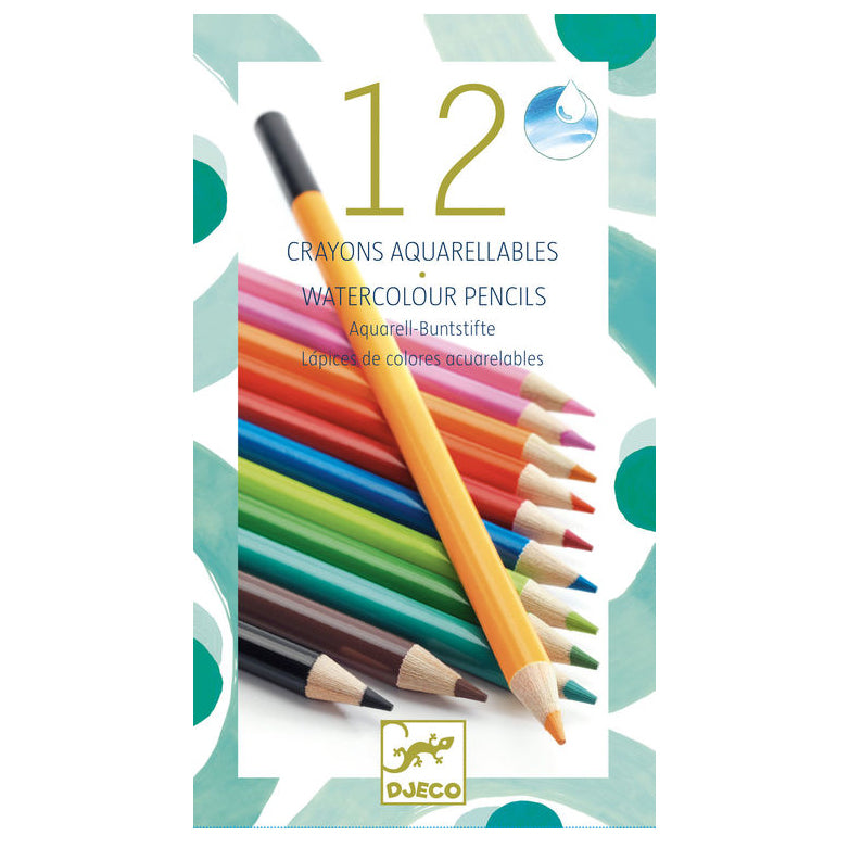 Djeco 12 Watercolour Pencils