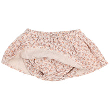 Load image into Gallery viewer, Comfortable double gauze skirt-culotte for babies and toddlers with a provence print and an elasticated waistband from Búho