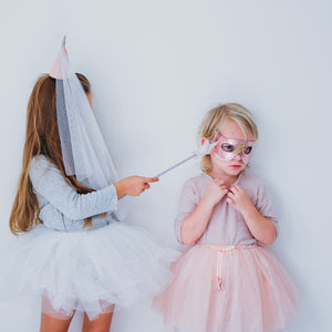 pink tutu with an elasticated waistband for kids/children from mimi & lula