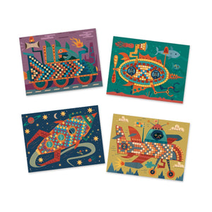 Djeco Mosaic Sets Ace At The Wheel for boys/girls