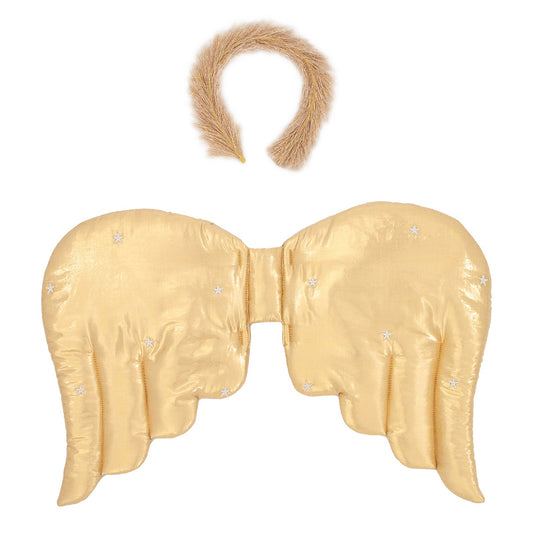Meri Meri Gold Quilted Angel Wings