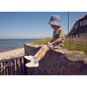 stone blue bucket hat from mp denmark / mp kids for babies, toddlers, kids