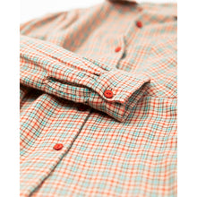 Load image into Gallery viewer, yoko red check shirt with a shirt collar from ao76 for kids/children and teens/teenagers