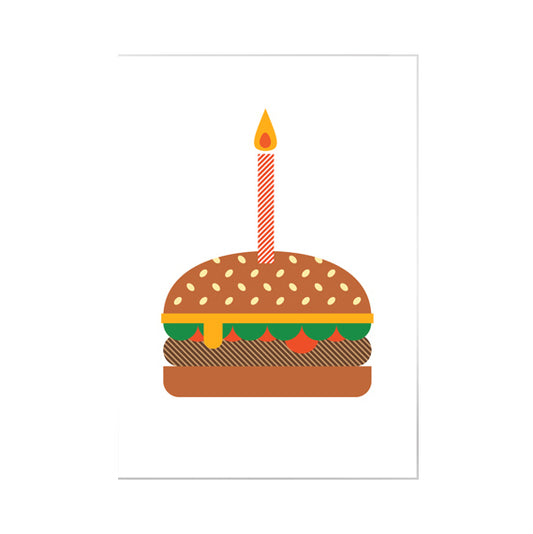 Dicky Bird Burger Card