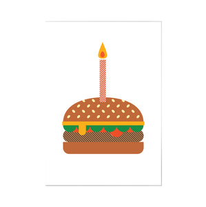 Dicky Bird Burger Card