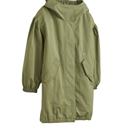 Bellerose Kids Hortense Rain Coat in Jeep