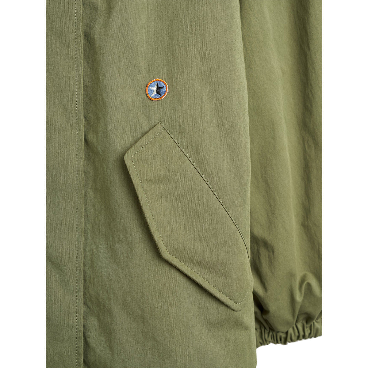 Green rain coat for kids