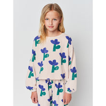 Load image into Gallery viewer, Bobo Choses Sea Flower All Over cropped Sweatshirt