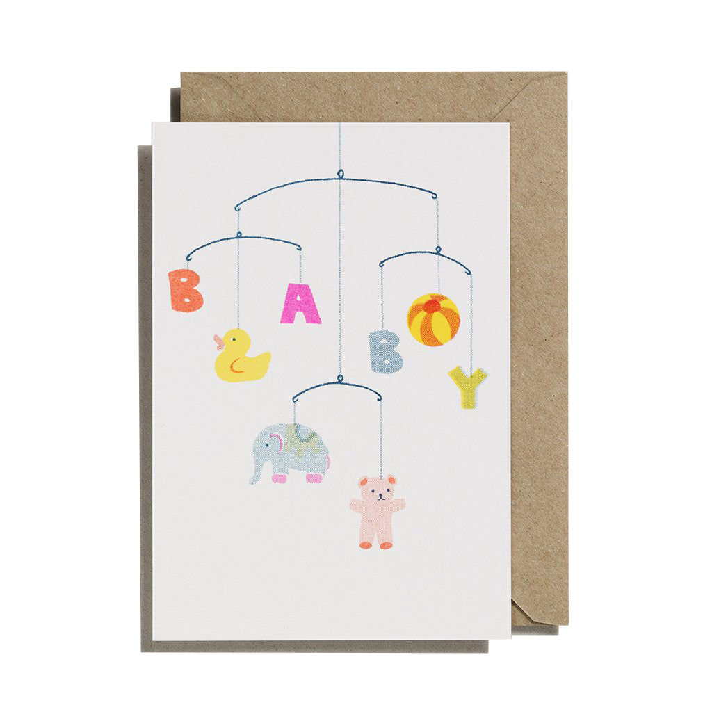 Petra Boase Riso Baby Card - Baby Mobile