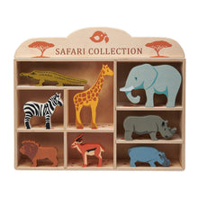 Load image into Gallery viewer, Tender Leaf Toys 8 Safari Animals &amp; Shelf