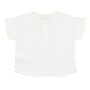 baby short-sleeve linen shirt from buho barcelona