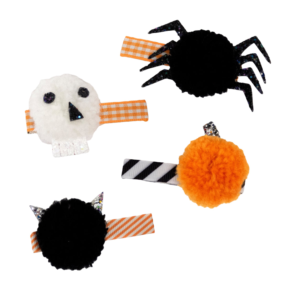 Meri Meri Halloween Pompom Hair Clips