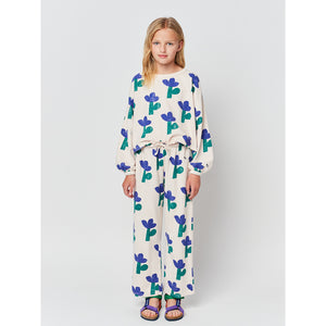 Bobo Choses Sea Flower All Over Gathered Joggers ss23