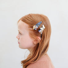 Load image into Gallery viewer, Mimi &amp; Lula Winter Flora Butterfly Clips for kids/children