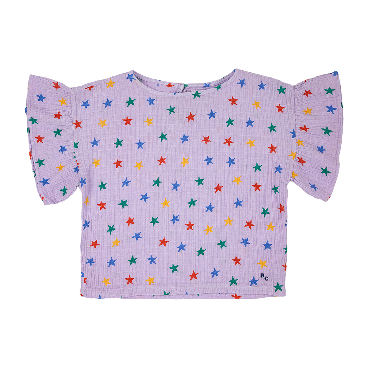 Bobo Choses Stars All Over Woven Top