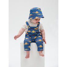 Load image into Gallery viewer, organic cotton baby sun hat with a strap from the bonnie mob