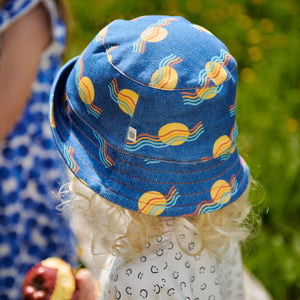denim sun hat for toddlers from the bonnie mob